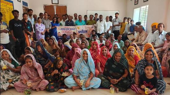 A village of 2,000 residents will be developed as Anand Gram (happiness village). (HT photo)
