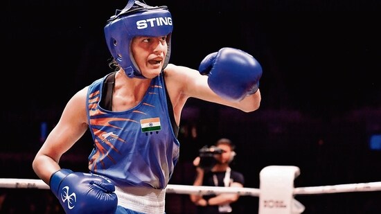 If Jaismine Lamboria, 24, continues to improve and acquire experience as she has been doing, she is a superb potential prospect at the Olympics. (BFI)