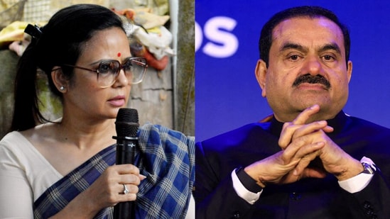 TMC MP Mahua Moitra reacted to SEBI's clean chit to the Adani Group over Hindenburg report allegations. (PTI)
