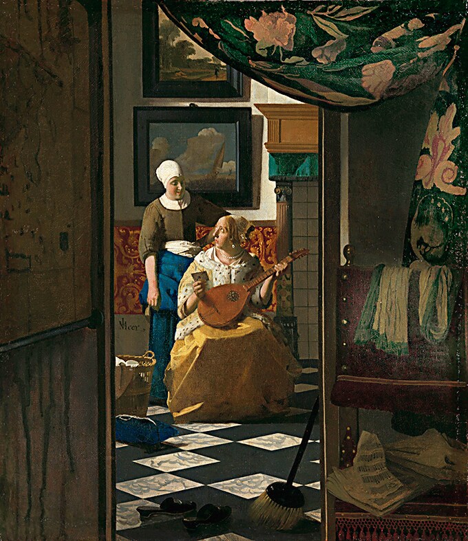 The Love Letter (1669-1670). These works offer a rare view of domesticity in 17th century Denmark. (Rjiksmuseum, Amsterdam) The Love Letter (1669-1670). These works offer a rare view of domesticity in 17th century Denmark. (Rjiksmuseum, Amsterdam)