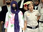 Gaganpreet Kaur, accused in BMW accident case, being brought to judge's residence, in New Delhi, Monday, Sept. 15, 2025. 