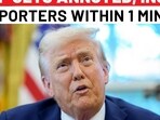 Annoyed Trump insults 2 reporters within 1 minute: 'be quiet, you're really…' Annoyed Trump insults 2 reporters within 1 minute: 'be quiet, you're really…'