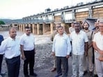 Punjab governor Gulab Chand Kataria during his visit to Madhopur headworks in Pathankot on September 3. (HT file photo) Punjab governor Gulab Chand Kataria during his visit to Madhopur headworks in Pathankot on September 3. (HT file photo)