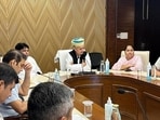 The directions were issued during areview meeting with officials of GMDA, MCG, and HSVP. (HT PHOTO)