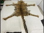 The leopard skin could have been sourced from Himachal Pradesh, say officials. (HT File) The leopard skin could have been sourced from Himachal Pradesh, say officials. (HT File)
