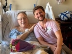Drew Lynch visited Mr Wende who suffered a cardiac arrest during the comedian's Spokane show. Drew Lynch visited Mr Wende who suffered a cardiac arrest during the comedian's Spokane show.