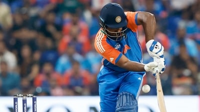 Sanju Samson scored 56 runs against Oman. (ANI) Sanju Samson scored 56 runs against Oman. (ANI)