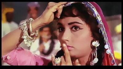 Actor Sadhana in the 1966 movie Mera Saaya. (HT Photo) Actor Sadhana in the 1966 movie Mera Saaya. (HT Photo)