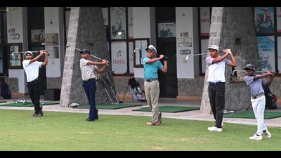 As many as 15 budding golfers from economically weaker sections are being sponsored and coached for national and international tournaments at the Chandigarh Golf Association academy. (Keshav Singh/HT) As many as 15 budding golfers from economically weaker sections are being sponsored and coached for national and international tournaments at the Chandigarh Golf Association academy. (Keshav Singh/HT)