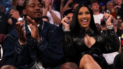 Stefon Diggs and Cardi B expecting their first child together. (Getty Images via AFP) Stefon Diggs and Cardi B expecting their first child together. (Getty Images via AFP)
