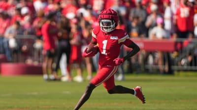Kansas City Chiefs wide receiver Xavier Worthy had limited participation in practice. (AP) Kansas City Chiefs wide receiver Xavier Worthy had limited participation in practice. (AP)