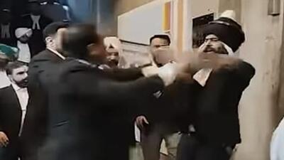 Following the ruckus on court, Blassi, hailing from Azad Nagar, Ferozepur, and another advocate Ravneet Kaur were booked under several sections of the Bharatiya Nyaya Sanhita (HT) Following the ruckus on court, Blassi, hailing from Azad Nagar, Ferozepur, and another advocate Ravneet Kaur were booked under several sections of the Bharatiya Nyaya Sanhita (HT)