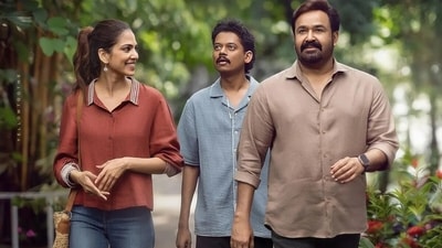 Malavika Mohanan, Sangeeth Prathap and Mohanlal play lead roles in Hridayapoorvam. Malavika Mohanan, Sangeeth Prathap and Mohanlal play lead roles in Hridayapoorvam.