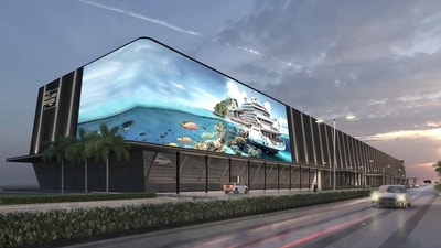 Mumbai International Cruise Terminal is spread across an area of 415,000 square feet, making it a significant infrastructure project in India's maritime sector. Mumbai International Cruise Terminal is spread across an area of 415,000 square feet, making it a significant infrastructure project in India's maritime sector.