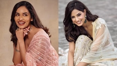 Manushi Chhillar and Harnaaz Sandhu have both competed in pageants and are now working in films. Manushi Chhillar and Harnaaz Sandhu have both competed in pageants and are now working in films.