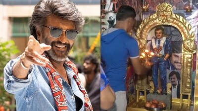A superfan of Rajinikanth put up a kolu featuring numerous figurines of the Tamil star. (ANI) A superfan of Rajinikanth put up a kolu featuring numerous figurines of the Tamil star. (ANI)