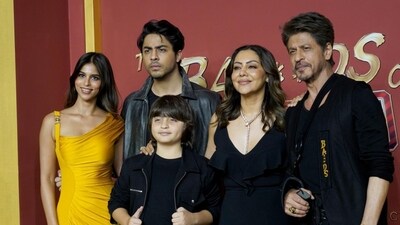 Proud father Shah Rukh Khan took to social media to thank audiences for liking son Aryan Khan's new Netflix show The Ba***ds of Bollywood. Proud father Shah Rukh Khan took to social media to thank audiences for liking son Aryan Khan's new Netflix show The Ba***ds of Bollywood.