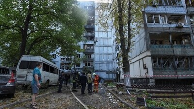 In the Kyiv region, local authorities said there were strikes in the areas of Bucha, Boryspil and Obukhiv. (Reuters)