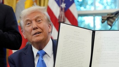 President Trump on Friday signed the proclamation ‘Restriction on entry of certain nonimmigrant workers', and said abuse of the H-1B visa programme is a "national security threat". (REUTERS)