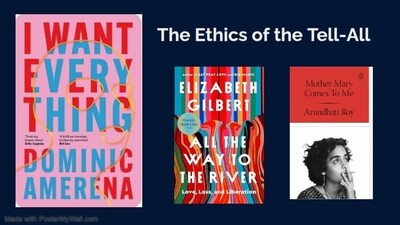 As I read these books and discuss them with friends and book clubbers, one question keeps coming up - is it okay to tell other people's stories? As I read these books and discuss them with friends and book clubbers, one question keeps coming up - is it okay to tell other people's stories?