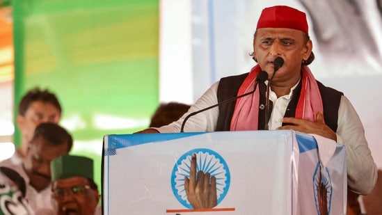 In a statement, Akhilesh alleged that fertiliser was being black-marketed across the state, leaving farmers helpless. (AP)
