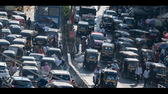 Pune currently ranks fourth in the country for worst traffic congestion. (REPRESENTATIVE PHOTO)