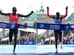 In the 2025 Berlin Marathon, Sabastian Sawe of Kenya takes the men's title with a time of 2:02:16. Rosemary Wanjiru wins the women's race at 2:21:05. (Photo by Tobias SCHWARZ / AFP) In the 2025 Berlin Marathon, Sabastian Sawe of Kenya takes the men's title with a time of 2:02:16. Rosemary Wanjiru wins the women's race at 2:21:05. (Photo by Tobias SCHWARZ / AFP)