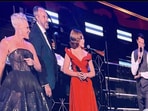 Hugh Jackman performed with Pink and her daughter Willow recently in New York.(Instagram/@thehughjackman)