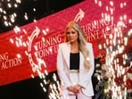 Erika Kirk, wife of slain conservative commentator Charlie Kirk and the new CEO of Turning Point USA.