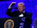 President Donald Trump speaks during the American Cornerstone Institute's Founder's Dinner at George Washington's Mount Vernon estate in Mount Vernon President Donald Trump speaks during the American Cornerstone Institute's Founder's Dinner at George Washington's Mount Vernon estate in Mount Vernon