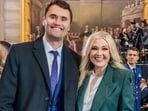 Erika Kirk was seen mourning late husband Charlie Kirk in a video she posted on social media. Erika Kirk was seen mourning late husband Charlie Kirk in a video she posted on social media.