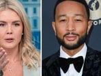 Did John Legend sue Karoline Leavitt for defamation? Truth behind viral claim (AP Photo/Alex Brandon, photo by Richard Shotwell/Invision/AP)