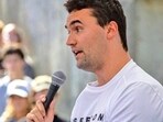 Charlie Kirk was shot when he was attending an event at the Utah Valley University on September 10. Charlie Kirk was shot when he was attending an event at the Utah Valley University on September 10.