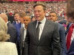 Elon Musk was seen at Charlie Kirk's funeral. Elon Musk was seen at Charlie Kirk's funeral.