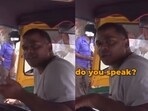 An Indian auto driver amazed a US content creator by speaking French. An Indian auto driver amazed a US content creator by speaking French.