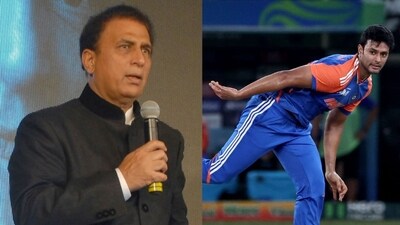 Sunil Gavaskar was left fuming at Shivam Dube.