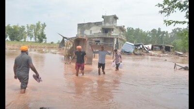According to the state government estimates, people have suffered damages worth several thousand crores due to the recent floods.