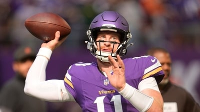 Minnesota Vikings quarterback Carson Wentz throws before an NFL football game against the Cincinnati Bengals (AP) Minnesota Vikings quarterback Carson Wentz throws before an NFL football game against the Cincinnati Bengals (AP)