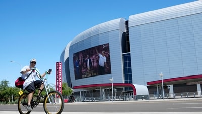 Charlie Kirk's memorial service will be at State Farm Stadium. (AP)