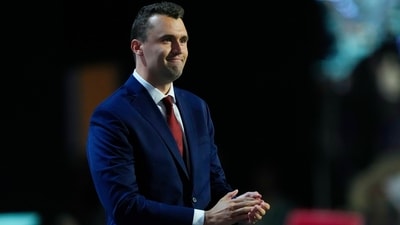 Funeral for Charlie Kirk, slain activist who was shot dead during an event at Utah Valley University, is being held in Glendale (AP) Funeral for Charlie Kirk, slain activist who was shot dead during an event at Utah Valley University, is being held in Glendale (AP)