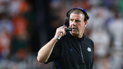 Florida Gators’ coach Billy Napier’s buyout amount could leave fans surprised. (Getty Images via AFP)