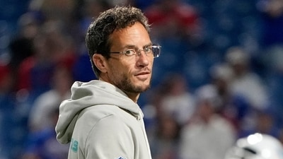 Miami Dolphins head coach Mike McDaniel has two years left on the contract. (Reuters)