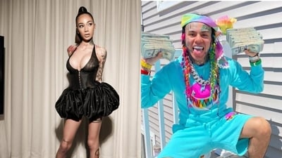 Tekashi 6ix9ine revived his long-running feud with Trippie Redd and made new allegations involving Bhad Bhabie. (@bhadbhabie, @6ix9ine/ Instagram) Tekashi 6ix9ine revived his long-running feud with Trippie Redd and made new allegations involving Bhad Bhabie. (@bhadbhabie, @6ix9ine/ Instagram)