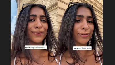 A woman posted that her boyfriend left their Italian holiday midway to return to the US after Trump announced a $100,000 H-1B visa fee. (Instagram/lifeofrgr) A woman posted that her boyfriend left their Italian holiday midway to return to the US after Trump announced a $100,000 H-1B visa fee. (Instagram/lifeofrgr)