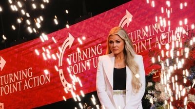 Erika Kirk, wife of slain conservative commentator Charlie Kirk and the new CEO of Turning Point USA. (REUTERS)