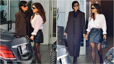 Stylish duo Kris Jenner and Lauren Sánchez turn heads in Beverly Hills outing. (Instagram/@justjared) Stylish duo Kris Jenner and Lauren Sánchez turn heads in Beverly Hills outing. (Instagram/@justjared)