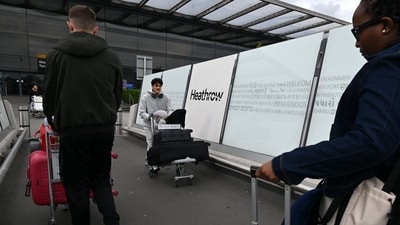 The aircraft returned to offload the passenger’s baggage, “as per standard security protocols”, which resulted in a delay at London's Heathrow airport. (AFP/Representative image) The aircraft returned to offload the passenger’s baggage, “as per standard security protocols”, which resulted in a delay at London's Heathrow airport. (AFP/Representative image)