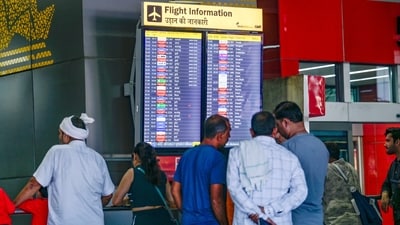 Trump’s presidential proclamation, issued on Friday, sparked panic among H-1B visa holders. (HT PHOTO) Trump’s presidential proclamation, issued on Friday, sparked panic among H-1B visa holders. (HT PHOTO)