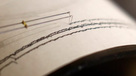 This quake was preceded by a tremor of 2.6 magnitude, also recorded in the same district. (REUTERS)