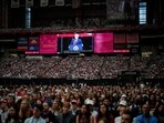 Charlie Kirk's memorial service was at the State Farm Stadium in Glendale, Arizona on September 21. Charlie Kirk's memorial service was at the State Farm Stadium in Glendale, Arizona on September 21.